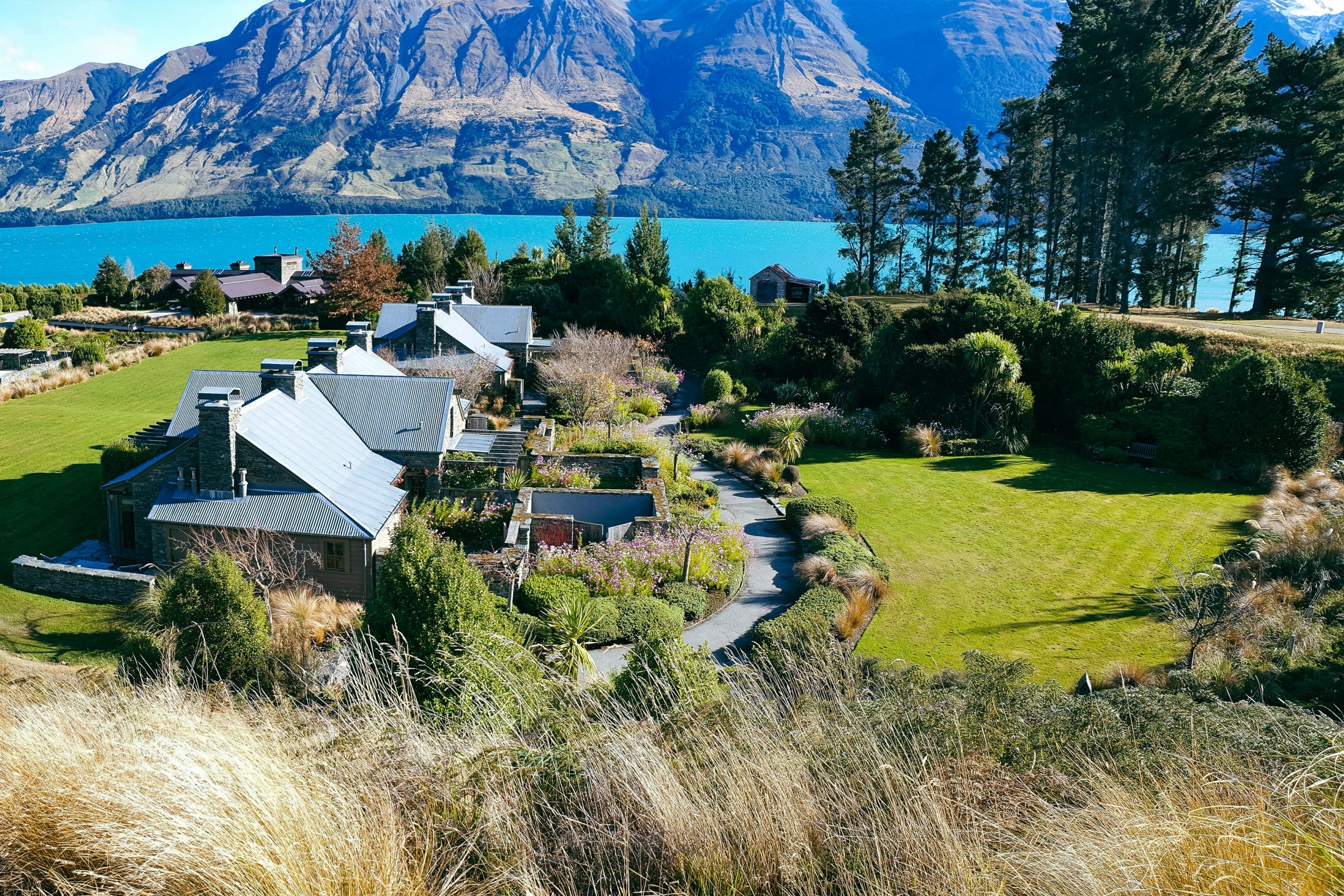 Blanket Bay Lodge Easy Big Trees New Zealand