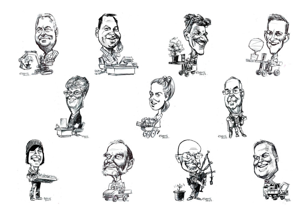 Cartoons - Team Individual Collage