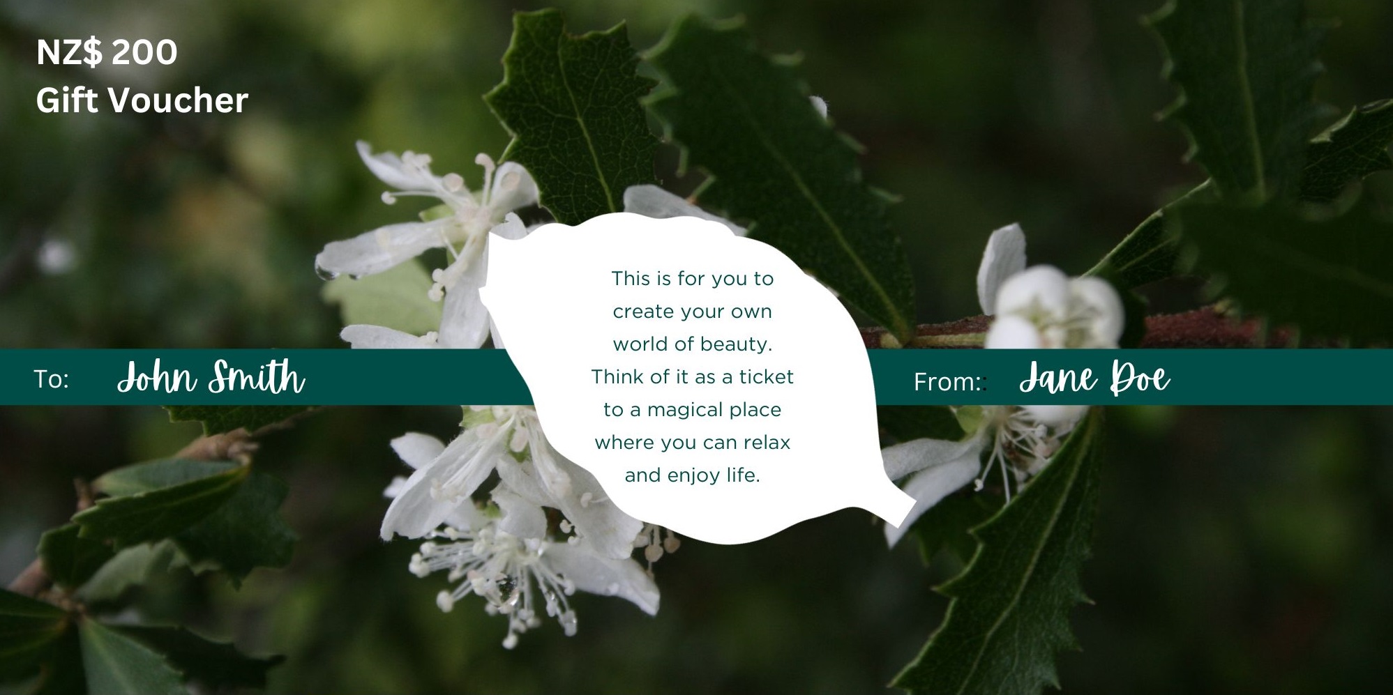 Gift voucher easy big trees new zealand