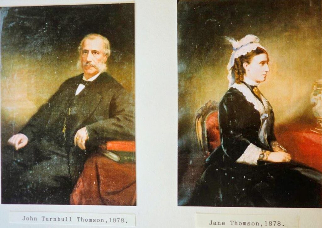 John Turnbull Thompson and Jane Thompson photo, 1878.