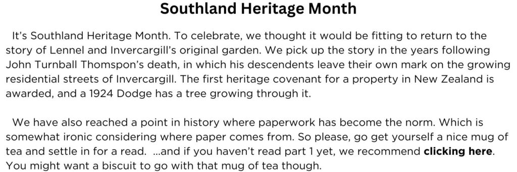 Southland Heritage Month introduction.